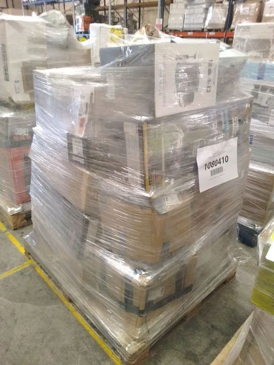 PALLET OF APPROXIMATELY 23 UNPROCESSED RAW RETURN HOUSEHOLD AND ELECTRICAL GOODS TO INCLUDE;