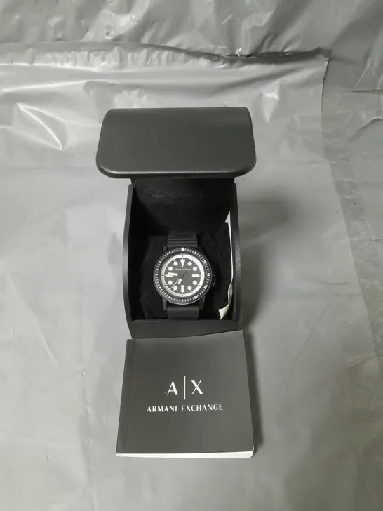 ARMANI EXCHANGE SILICONE MENS WATCH