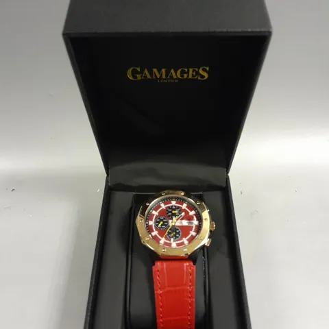 GAMAGES MILITARY SPORTS TWO TONE WATCH 