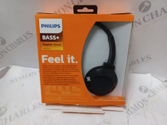 BOXED PHILIPS BASS+ SUPRA-AURAL