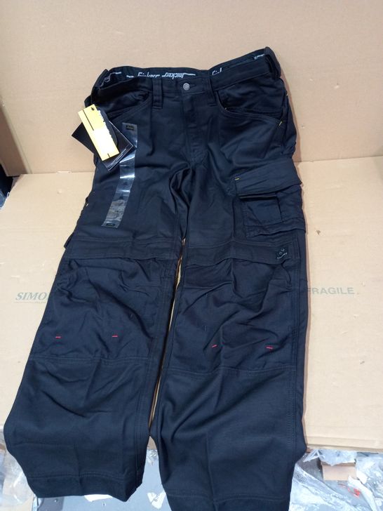 SNICKERS WORKWEAR BLACK TROUSERS - SIZE 050