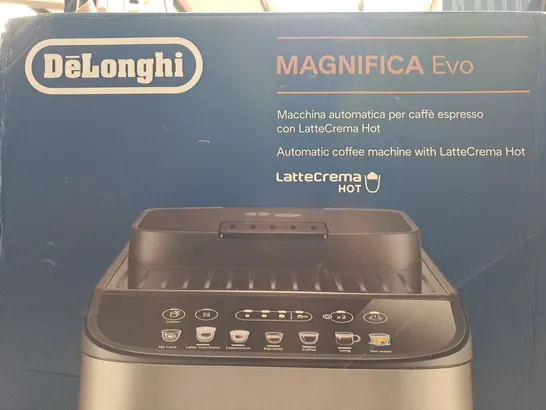 BOXED DELONGHI BEAN TO CUP ECAM290.83 MAGNIFICA EVO COFFEE MACHINE RRP £579