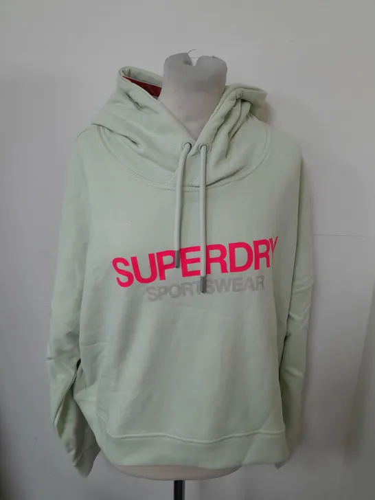 SUPERDRY SPORTSWEAR LOGO BOXY HOODY SIZE XL