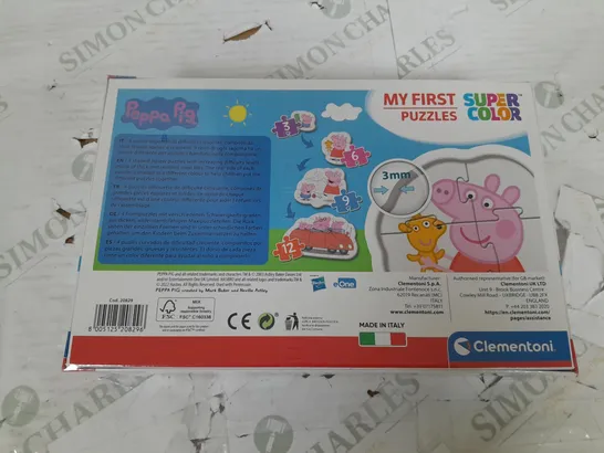 SEALED PEPPA PIG MY FIRST PUZZLES 4 PUZZLE SET