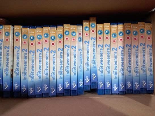 LOT OF APPROXIMATELY 23 SEALED THE INBETWEENERS 2 BLU-RAYS