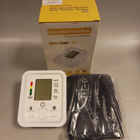 BOXED FULLY AUTOMATIC ELECTRONIC BLOOD PRESSURE MONITOR 