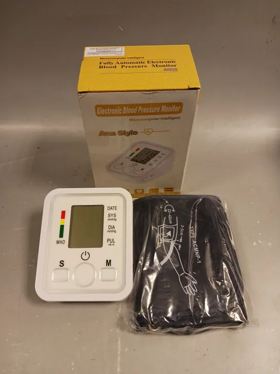 BOXED FULLY AUTOMATIC ELECTRONIC BLOOD PRESSURE MONITOR 