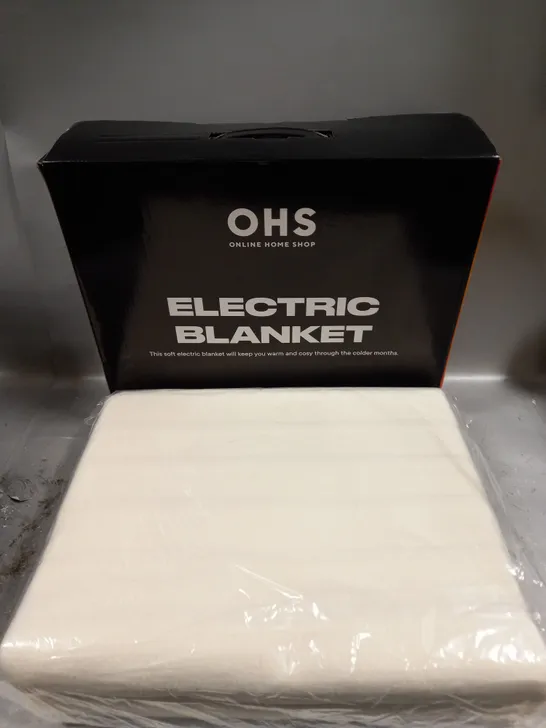 BOXED ONLINE HOME SHOP ELECTRIC HEATED BLANKET 