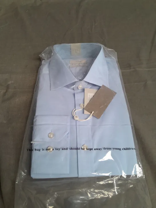 SEALED MOSS LIGHT BLUE REGUALR FIT SHIRT - SIZE 15 1/2 NECK