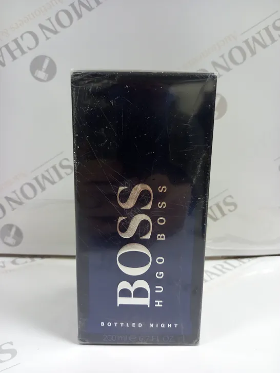 BOXED AND SEALED HUGO BOSS "BOTTLED NIGHT" EAU DE TOILETTE SPRAY 200ML