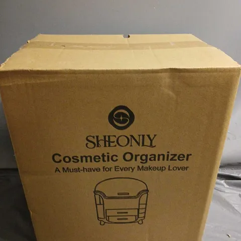 BOXED SHEONLY COSMETIC ORGANIZER IN GREEN