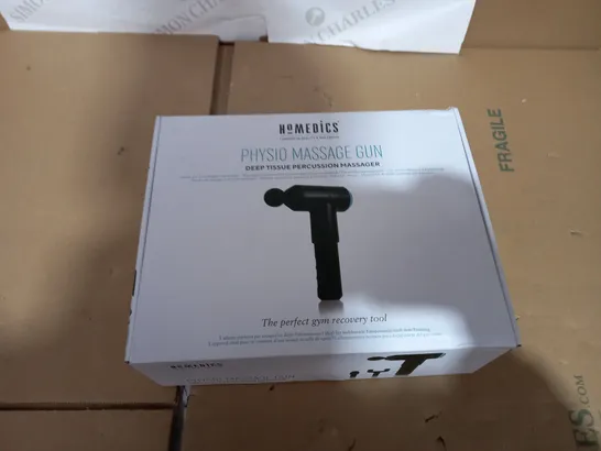 BOXED HOMEDICS PHYSIO MASSAGE GUN DEEP TISSUE MASSAGER