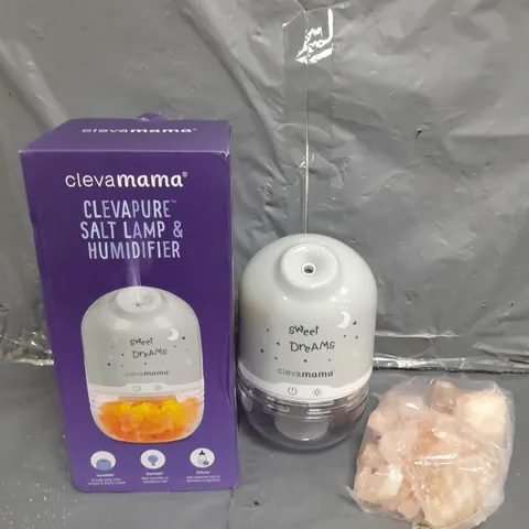 BOXED CLEVAMAMA CLEVAPURE SALT LAMP