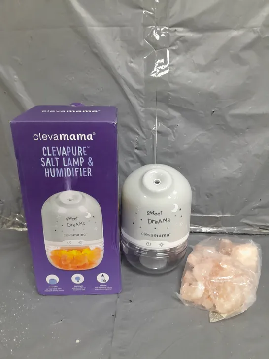 BOXED CLEVAMAMA CLEVAPURE SALT LAMP