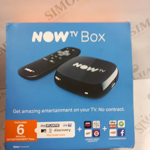 BOXED NOW TV BOX 