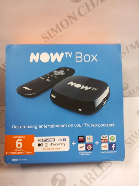 BOXED NOW TV BOX 