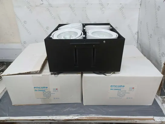 2 X BOXED BRAND NEW EMCOLITE CDMT TRIMLESS DOWNLIGHTS 