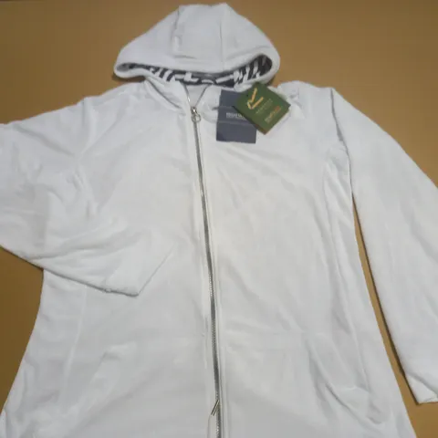 REGATTA BAYARAMA LADIES HOODIE IN WHITE -  SIZE 16