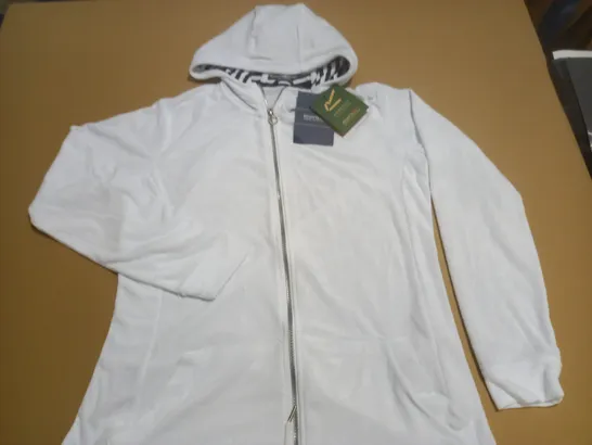 REGATTA BAYARAMA LADIES HOODIE IN WHITE -  SIZE 16