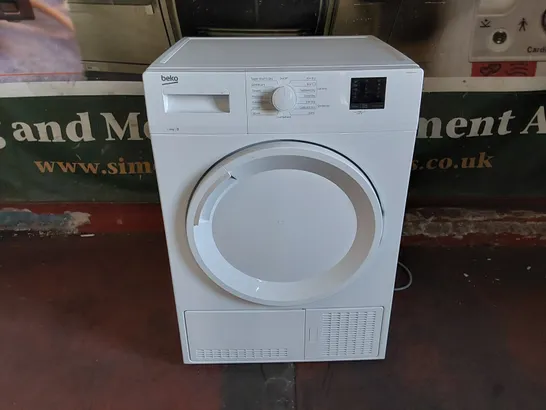 BEKO DTKCE80021W 8KG CONDENSER TUMBLE DRYER WITH SENSOR PROGRAMMES