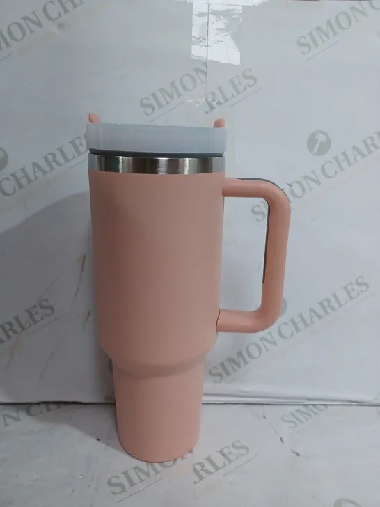 THERMAL HOT AND COLD FLASK IN SALMON PINK