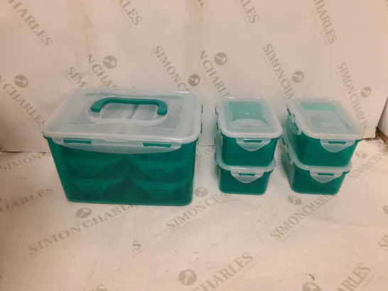 LOCK & LOCK 15 PIECE ASSORTED AIRTIGHT FOOD STORAGE CONTAINERS