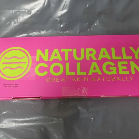 APPROXIMATELY 12 BOXED NATURALLY COLLAGEN FOOD SUPPLEMENT SACHETS (12x15ml)