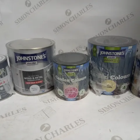 LOT OF APPROXIMATELY 90 CANS OF PAINT IN ASSORTED COLOURS AND SIZES - COLLECTION ONLY