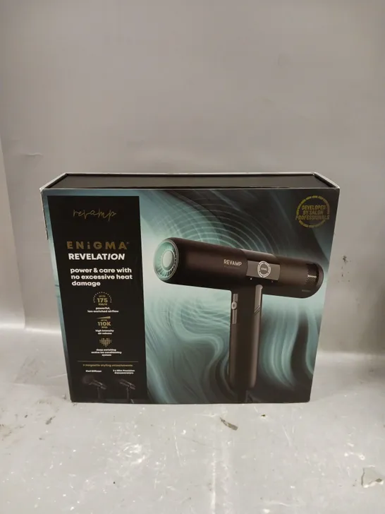 BOXED REVAMP ENIGMA REVELATION HAIR DRYER RRP £149.99