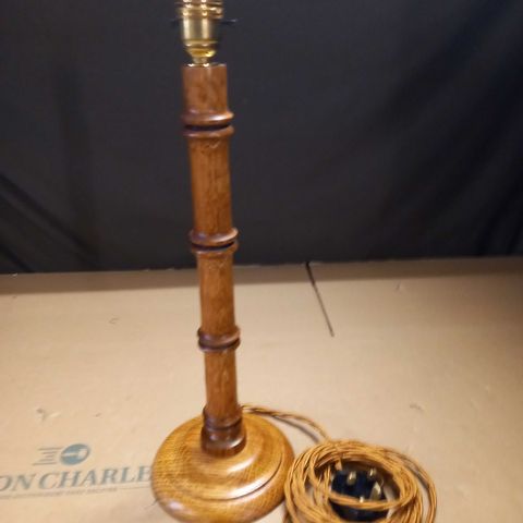 WOODEN TABLE LAMP BASE