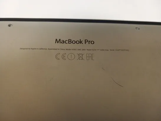 APPLE MACBOOK PRO (A1502 EARLY 2015)