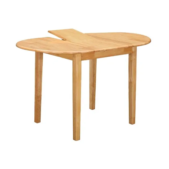 BOXED CALLAWAY EXTENDABLE DINING TABLE NATURAL 