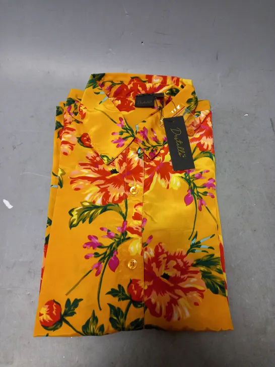 SET OF 2 BRAND NEW DESTELLO FLORAL SHIRT - UK 12