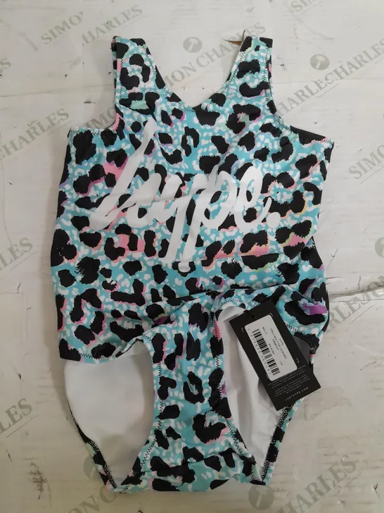 HYPE GIRLS MULTI ICE LEOPARD SWIMSUIT - 13 YEARS