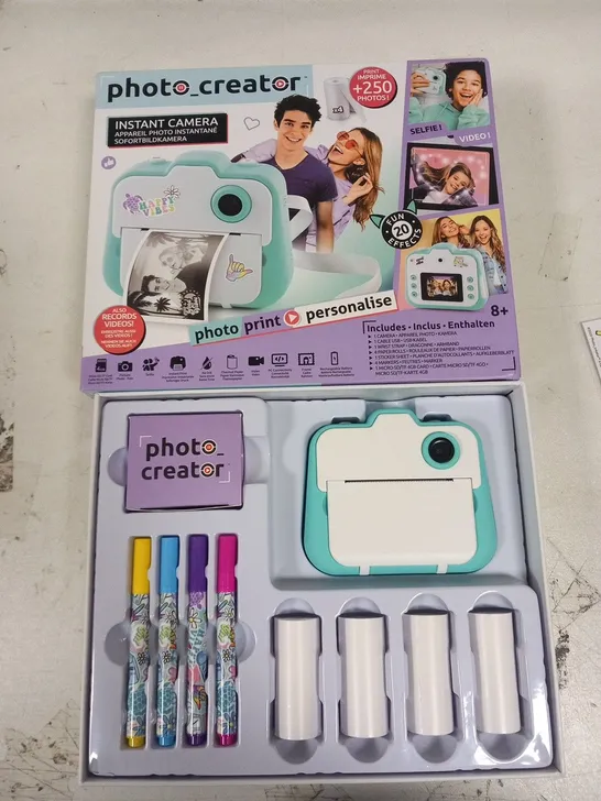 BOXED PHOTO CREATOR INSTANT CAMERA