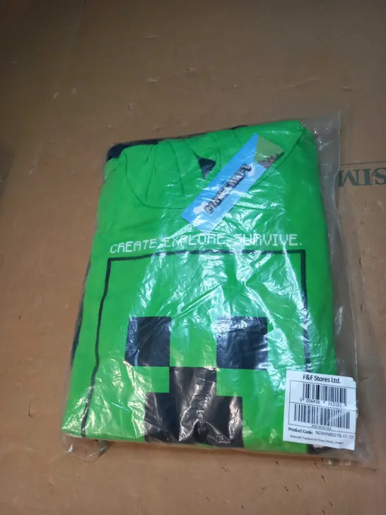 BOYS MINECRAFT TRACKSUIT SIZE 11-12 YEARS