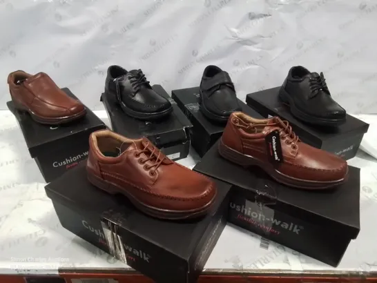 SELECTION OF BOXED CUSHION-WALK LEATHER SHOES, (STYLES, COLOURS AND SIZES VARY)