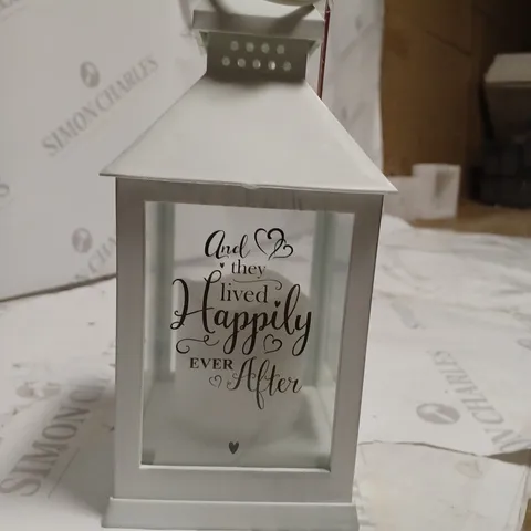 PERSONALISED HAPPILY EVER AFTER LANTERN 