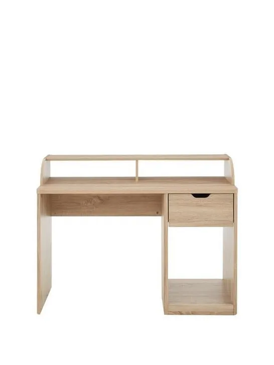 BOXED GRADE 1 OAK ASPEN GAMING DESK (1 BOX)