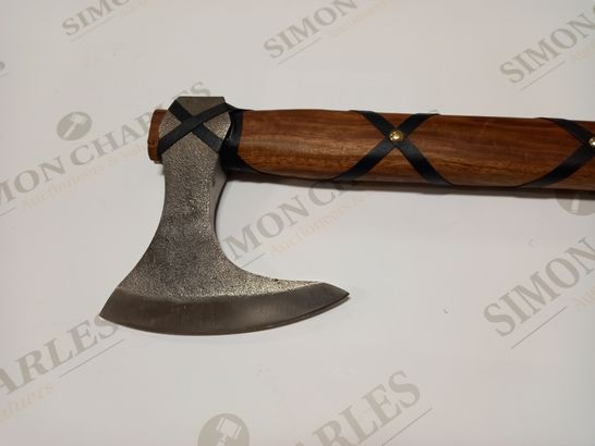 NORSE TRADESMAN VIKING BATTLE AXE WITH POUCH