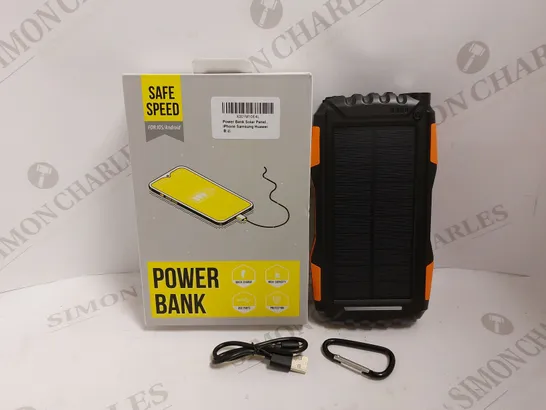 BOXED SAFE SPEED ANDROID SOLAR POWER BANK 