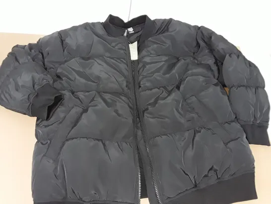 DIVIDED BLACK PADDED COAT - EUR L