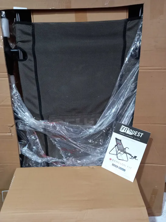 BRAND NEW BOXED FITQUEST CORE LOUNGE ULTRA FOLDABLE WORKOUT CHAIR - COLLECTION ONLY