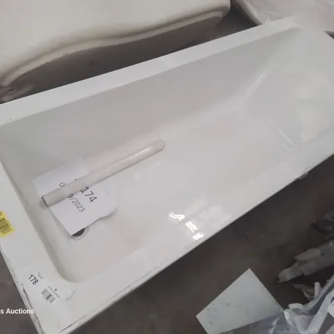 DESIGNER HADLEY WHITE BATH NO TAP HOLES WITH FRONT PANEL