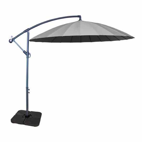 BOXED 3M SHANGHAI PARASOL GREY