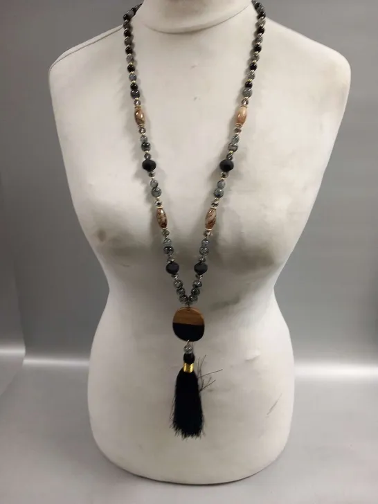 BRAND NEW BROWN PEPPER HANDBAGS JEWELLERY CONNECTION UK NECKLACE