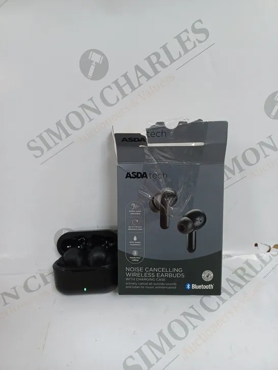 BOXED ASDA TECH NOISE CANCELLING WIRELESS EARBUDS 