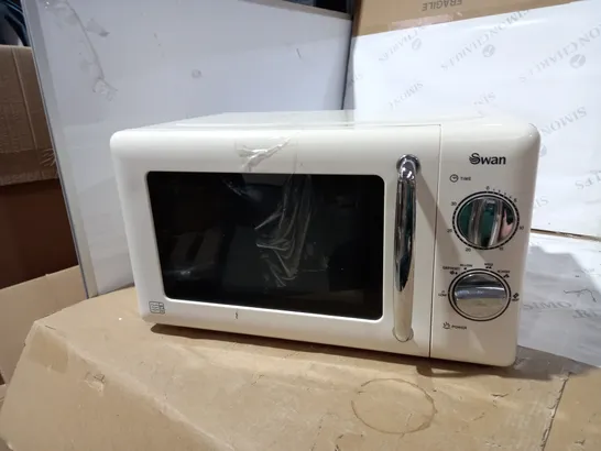 SWAN MANUAL MICROWAVE OVEN SM22080C CREAM RRP £54.99