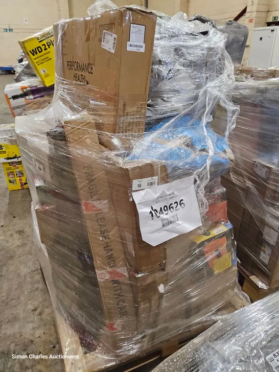 PALLET OF APPROXIMATELY 41 UNPROCESSED RAW RETURN HOUSEHOLD AND ELECTRICAL GOODS TO INCLUDE;