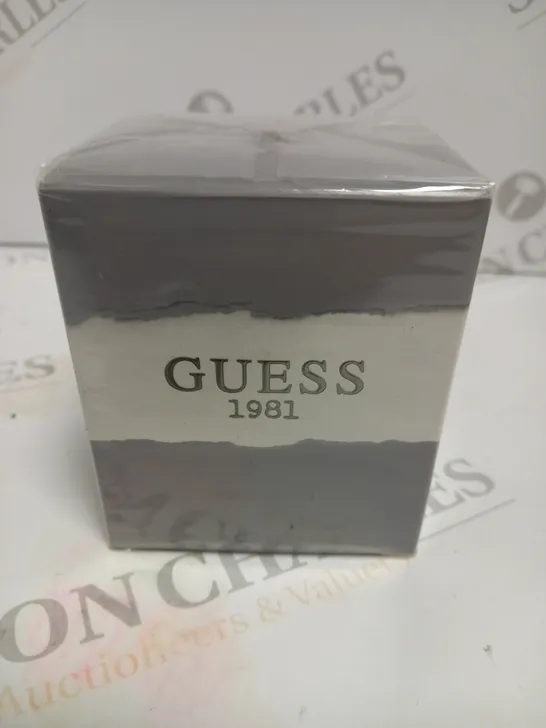 BOXED AND SEALED GUESS 1981 MEN EAU DE TOILETTE 100ML